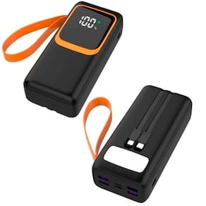 Carregador Portátil Power Bank 30000Mah 4 Usb Recarga