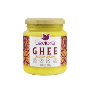 Manteiga Ghee Com Cúrcuma Sem Lactose Leviora 200G
