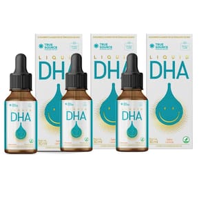 Kit 3 Liquid Dha 100% Natural Gotas Liquido Truesource
