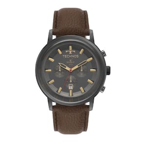 Relógio Technos Masculino Golf Os2Ace/0F Grafite Marrom