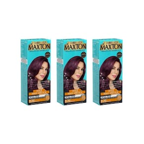Coloraçao Maxton 8.26 Vermelho Marsala-Kit C/3Un