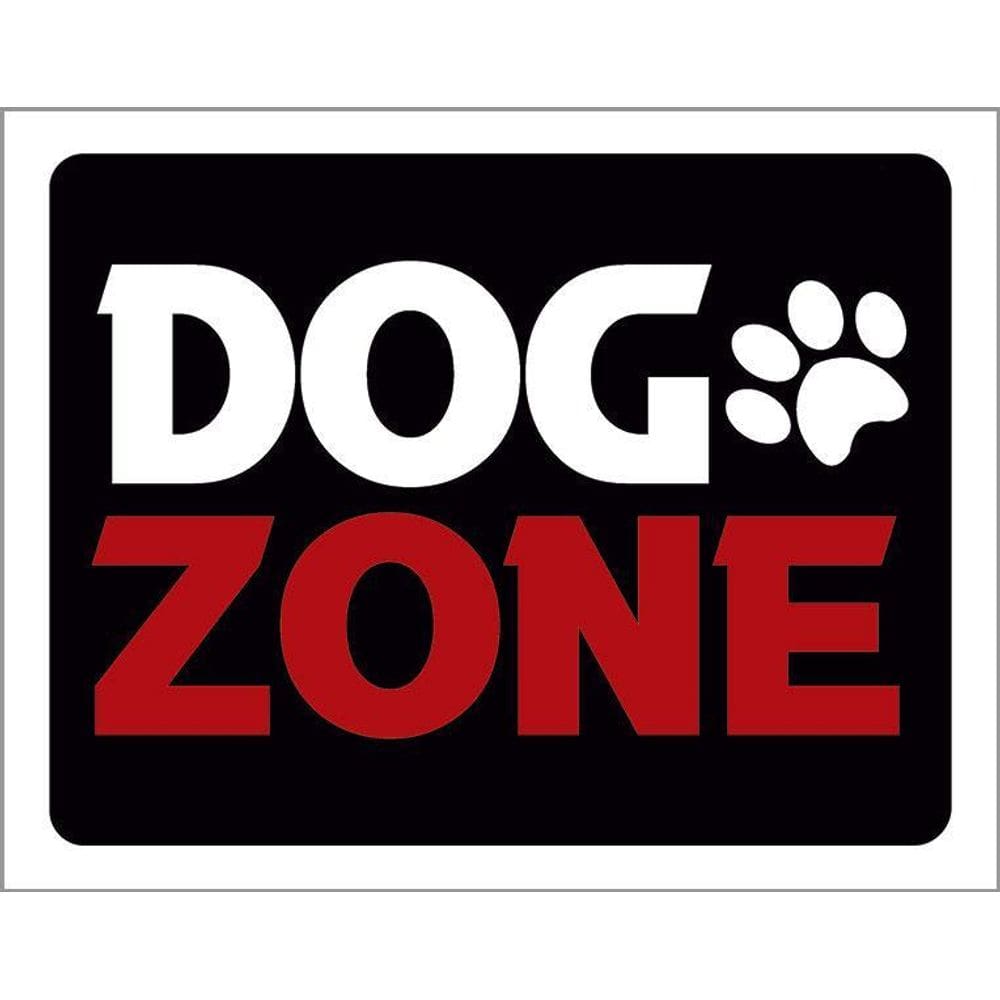 Placa Decorativa Dog Zone Patinha 36X46