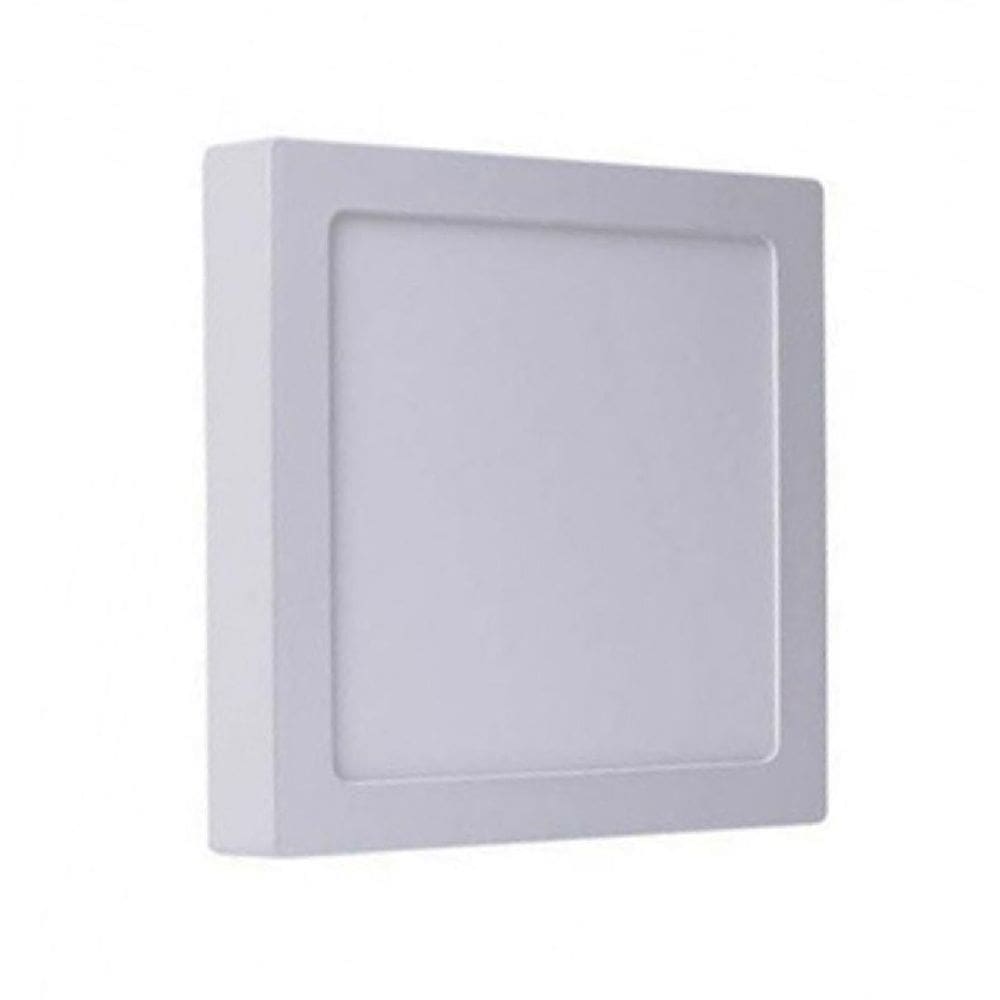 Kit 8 Painel Quadrado Sobrepor 18W Led Bivolt 6500K 22X22