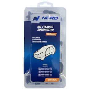 Kit Fixadores Automotivos 100 Peças  45,0001  - Nord