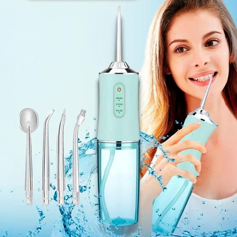 Aparelho Bucal Elétrico Jato Potente Para Limpeza Dental