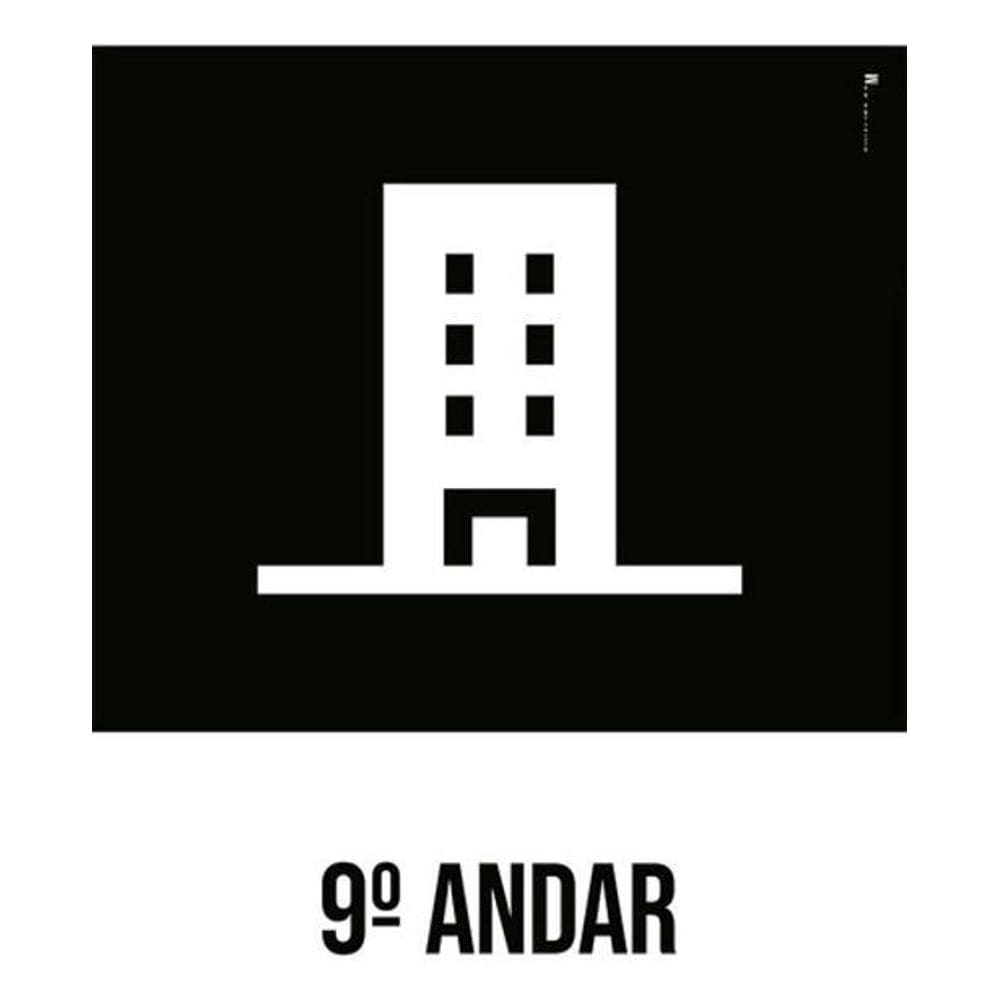 Kit 3 Placas Desenho - 9 Andar