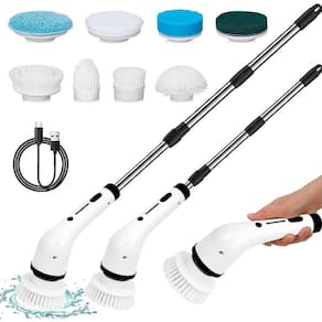 Esfregão Elétrico Portátil Giratório 360 Recarregável