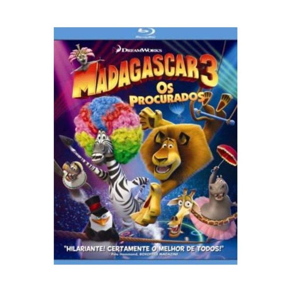 Madagascar 3 - Os Procurados - Blu-Ray Dreamworks