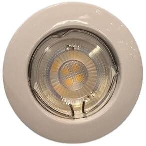Spot Embutido Metal Branco Redondo Fixo Soq Gu10 - Mirage