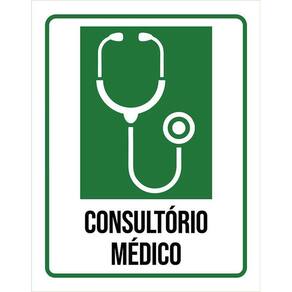 Placa Sinalização Hospitalar Consultório Médico 36X46