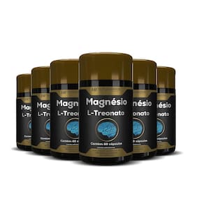 6X Magnesio Treonato 60Caps Hf Suplementos