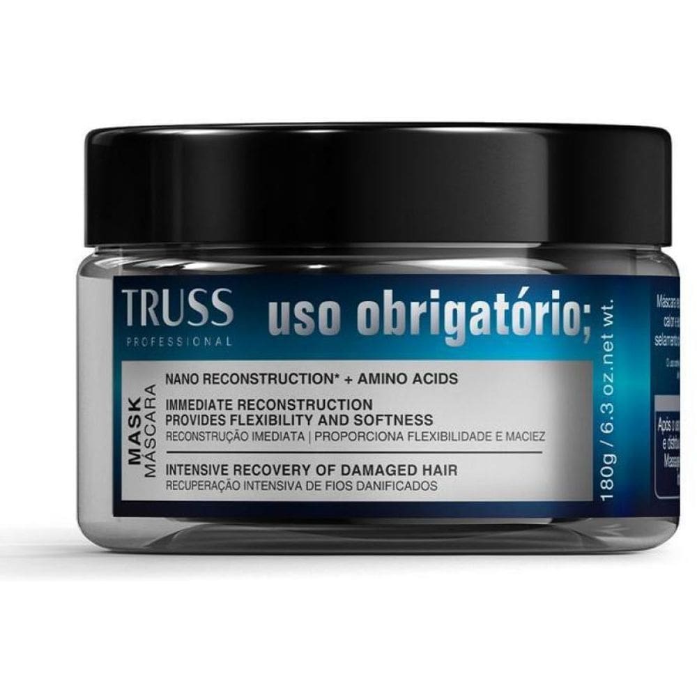 Truss Uso Obrigatório Kit Máscara E Óleo