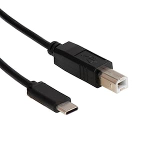 Cabo Usb-C Para Impressora Usb-B 1.8 Metros Android Otg