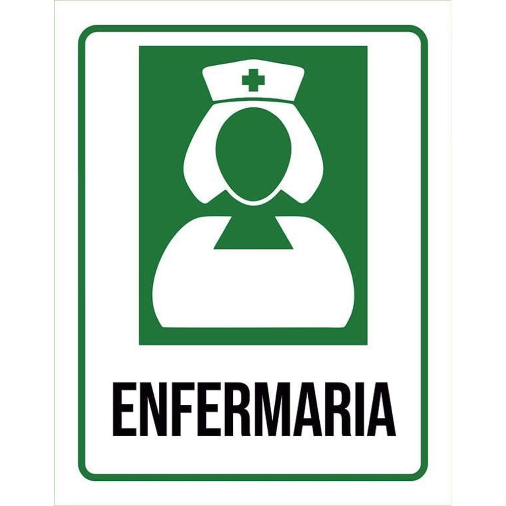 Placa Sinalização Hospitalar Enfermaria 36X46