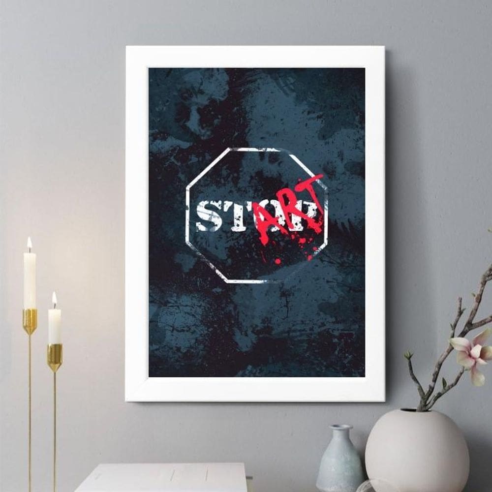 Quadro Decorativo St Op Art 24X18Cm