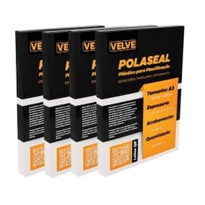 Plástico Plastificação A3 Polaseal 200 Folhas Velve