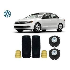 2 Kit Batente 55Mm Coxim Amortecedor Dianteiro Jetta 2010 2011 2012 2013