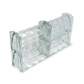 Elemento Vazado De Vidro Modelo Genova Transparente Cobogó
