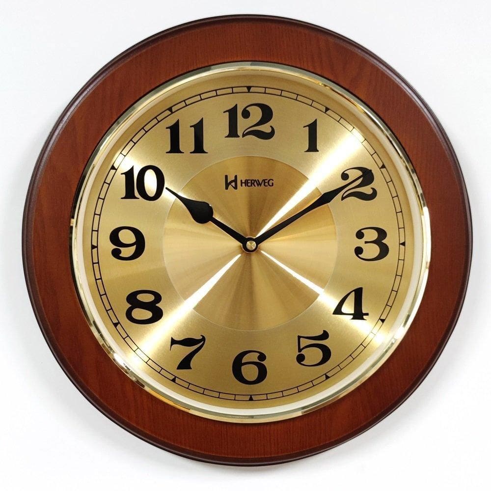Relógio De Parede Madeira Amieiro Herweg 4604-311