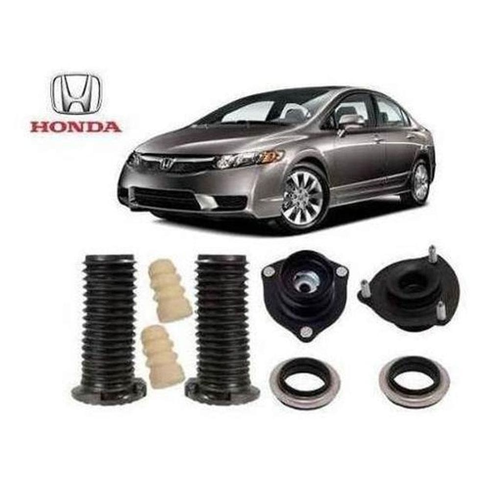 Par Kit Coxim Batente Dianteiro New Civic 2007 2008 2009 2010 2011 2012