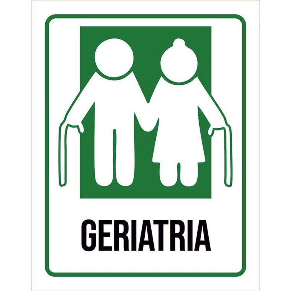 Kit 3 Placas Sinalização Hospitalar Geriatria