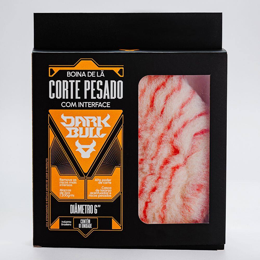 Boina De Lã 6" Corte Pesado Com Interface