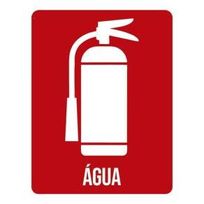 Kit 3 Placas Sinalização Ambiente Hidrante Água