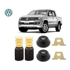 4 Kit Coxim Batente Coifa Dianteiro Traseiro Amarok 2010 2011 2012 2013 2014