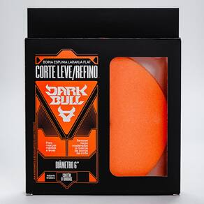 Boina Espuma Laranja Flat 6" - Corte Leve / Refino