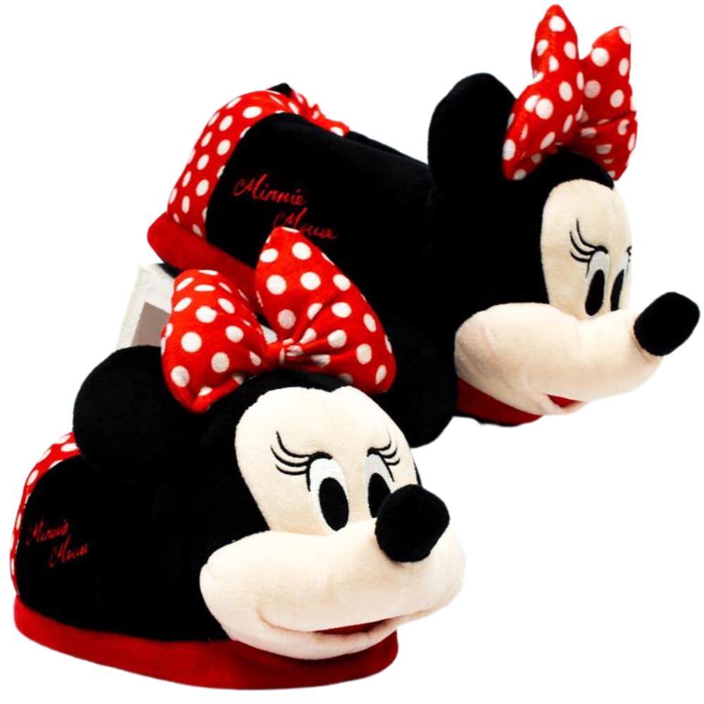 Minie Mouse Pantufa 3D Calçado Cosplay Adulto Oficial Disney