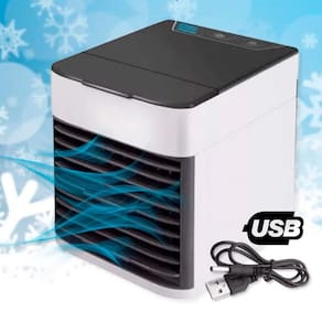 Mini Ventilador Portátil Usb Ar Condicionado Ambientes