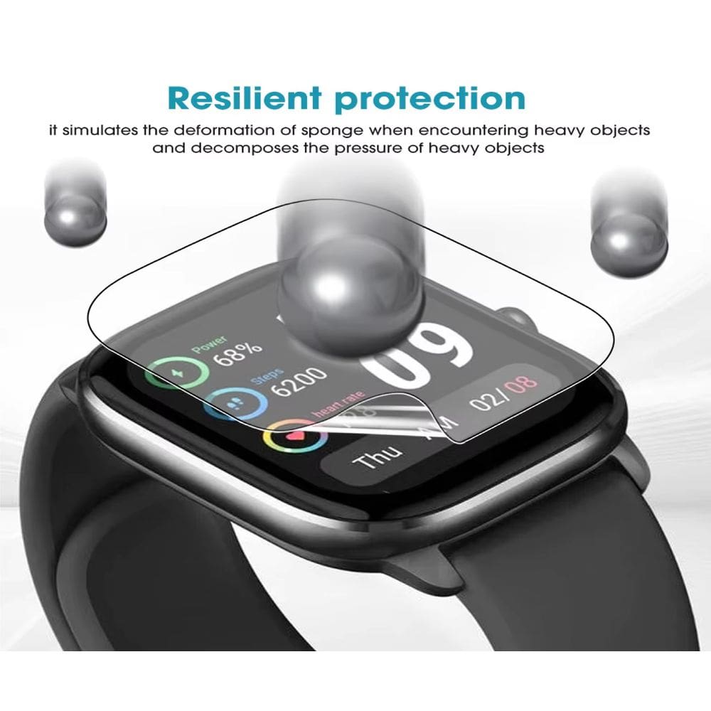 Película De Hydrogel Para Relogio Smartwatch A.mazfit GTS 4 Mini NEW TELA 1.75