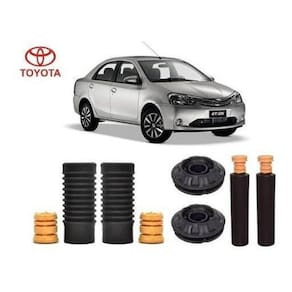 4 Kit Coxim Batente Dianteiro Traseiro Etios Sedan 2012 2013 2014 2015