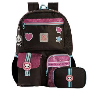 Mochila Costas 16 Utility Panda Metalizada Estojo Box