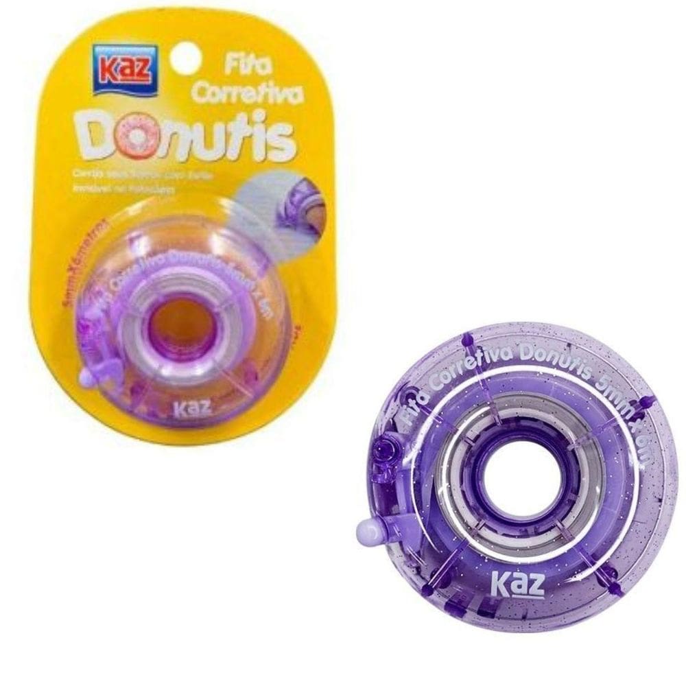 Corretivo Roller Donutis - 5Mmx6M - Lilas - Kz823Li - Kaz