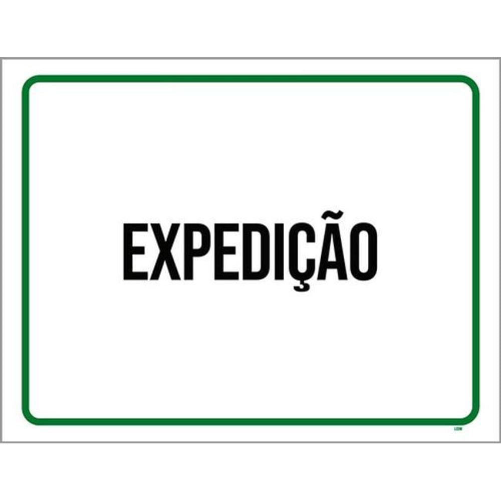 Kit 3 Placas Expedição Setor