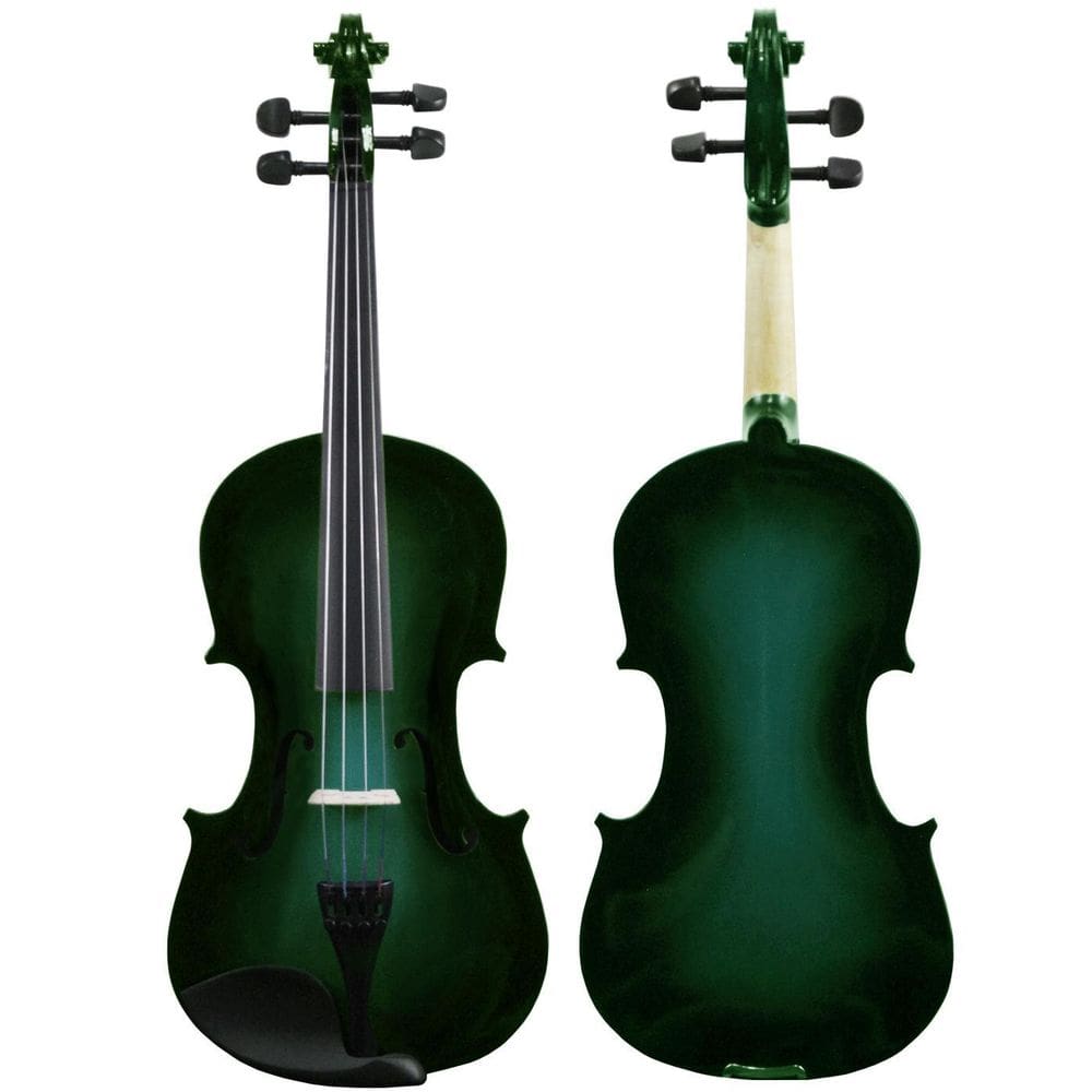 Violino Orquezz Iniciante 4/4 Colorido - Verde Escuro