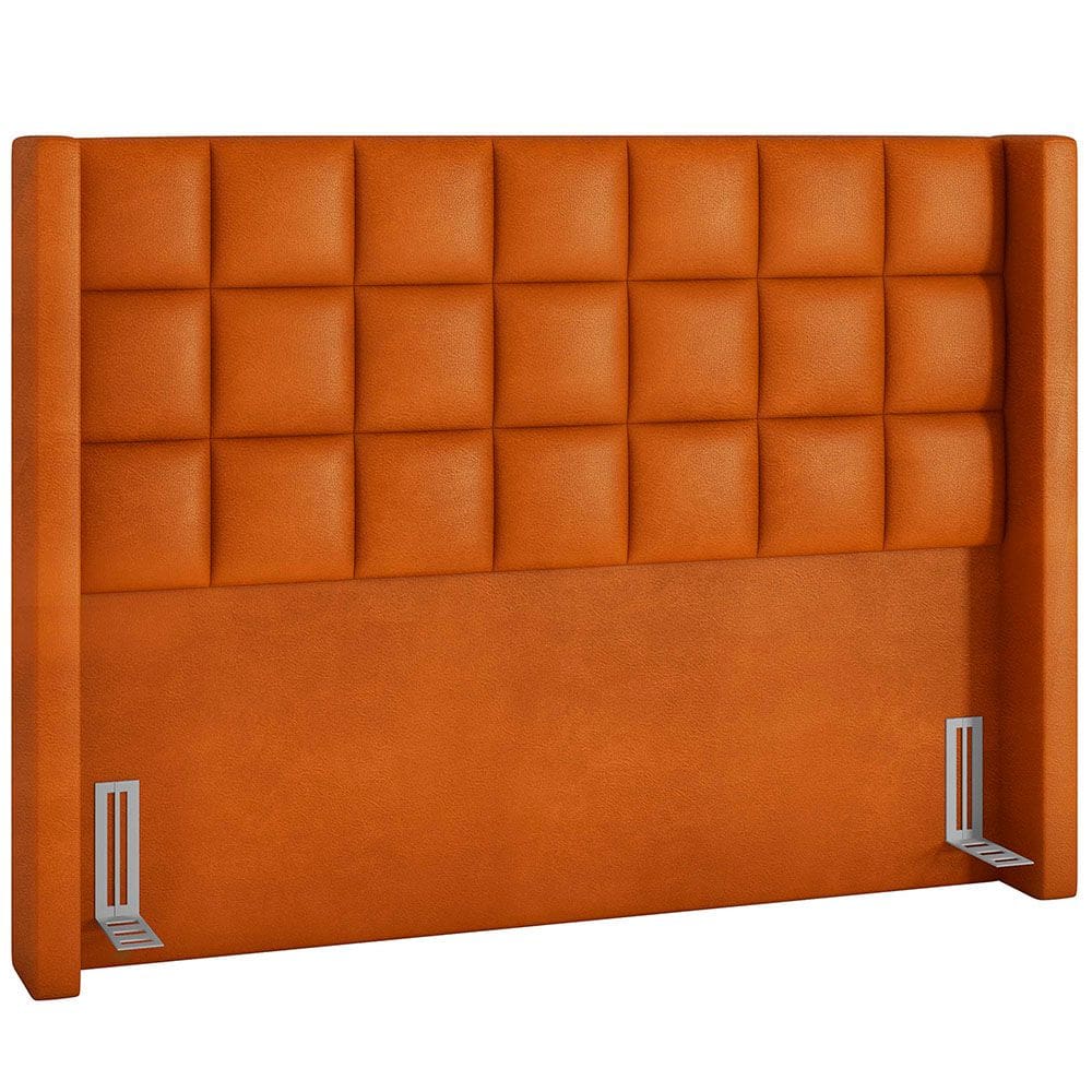 Cabeceira Cama Box Casal 195 cm P05 Paris Couríssimo Camel - Lyam Decor