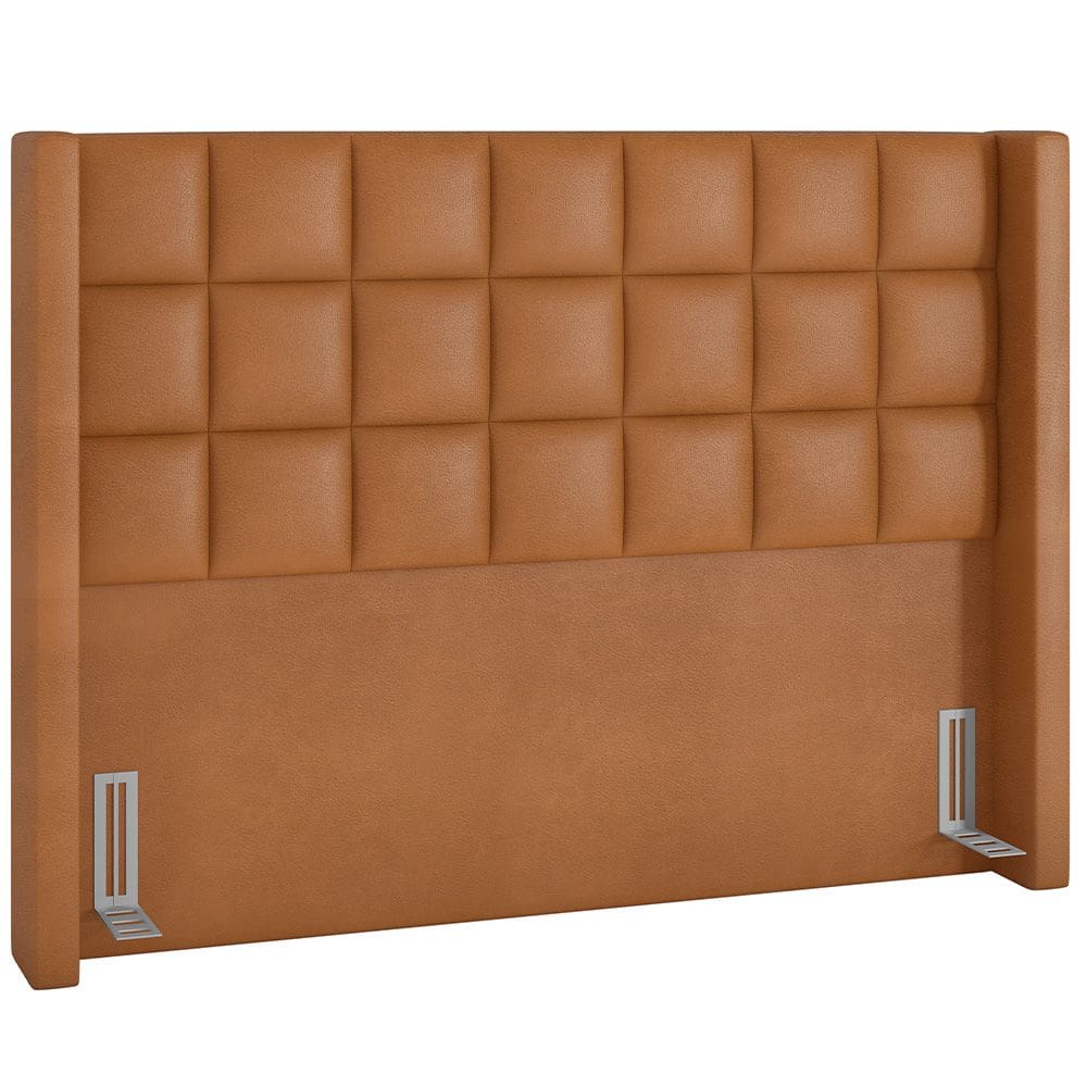Cabeceira Cama Box Casal 195 cm P05 Paris Couríssimo Whisky - Lyam Decor