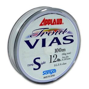 Linha De Pesca Monofilamento Applaud - Trout Vias 100M