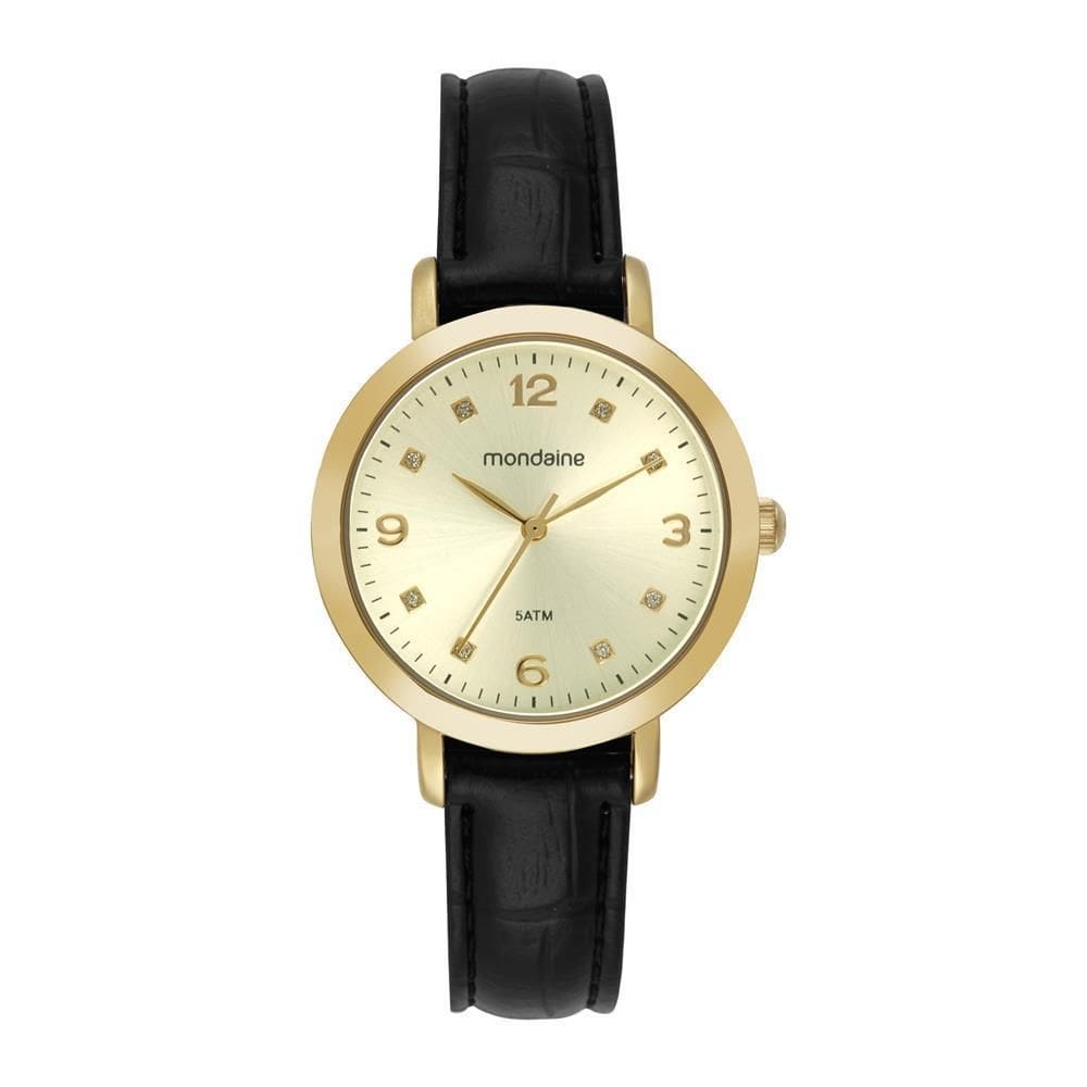 Relogio Mondaine Feminino Ref: 99757Lpmvdh1 Casual Dourado