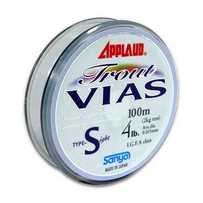 Linha De Pesca Monofilamento Applaud - Trout Vias 100M