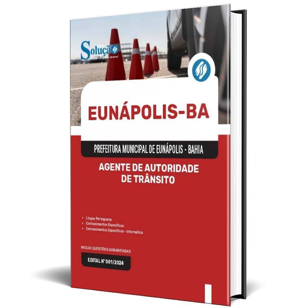 Apostila Prefeitura Eunápolis Ba 2024 Agente Autoridade