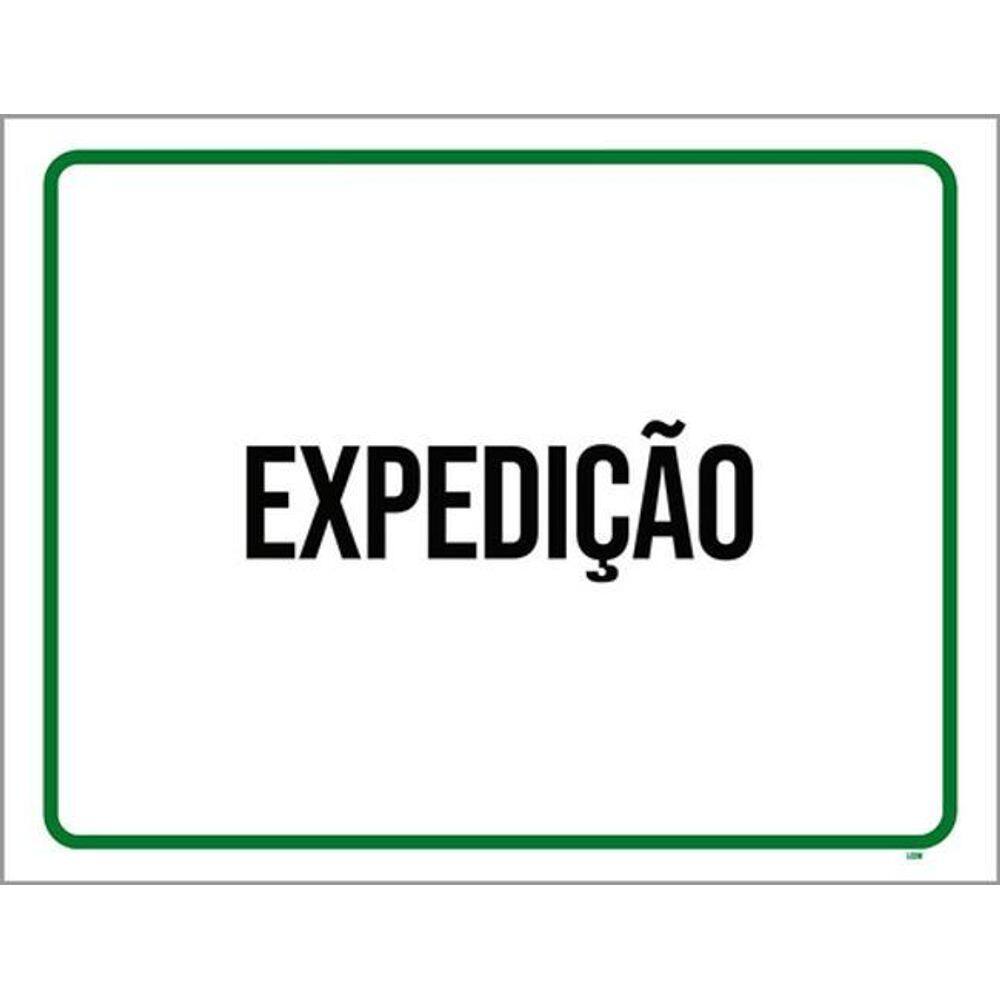 Kit 3 Placas Expedição Setor