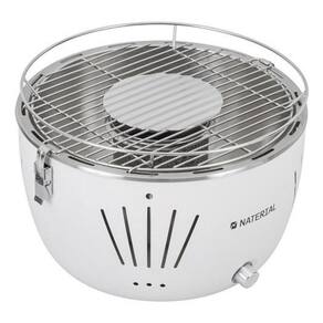 Churrasqueira Carvao Table Grill Portatil Naterial Branca