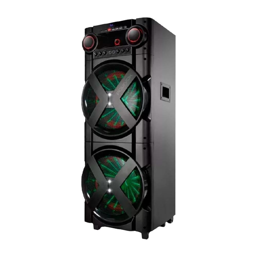 Caixa De Som Ampl. Polyvox Xt-2000T Bt Tws Rádio Led-2000W