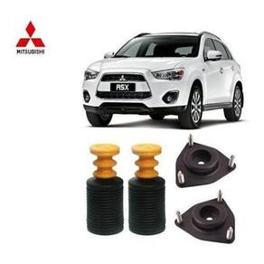 Par Kit Coxim Batente Coifa Dianteiro Mitsubishi Asx 2011 2012 2013 2014