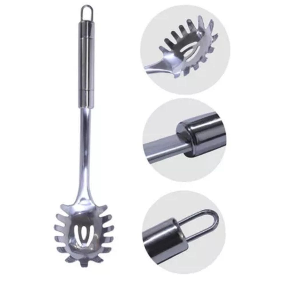 Kit 10 Colher Para Espagueti Inox Sf 29 Cm Uas058 Brasiterm