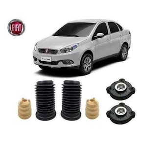2 Kit Coxim Batente Dianteiro Grand Siena 2013 2014 2015 2016 2017 2018