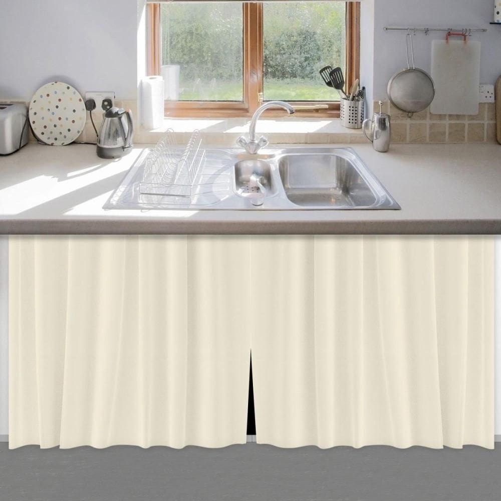Cortina De Pia Bege 138Cm X 80Cm